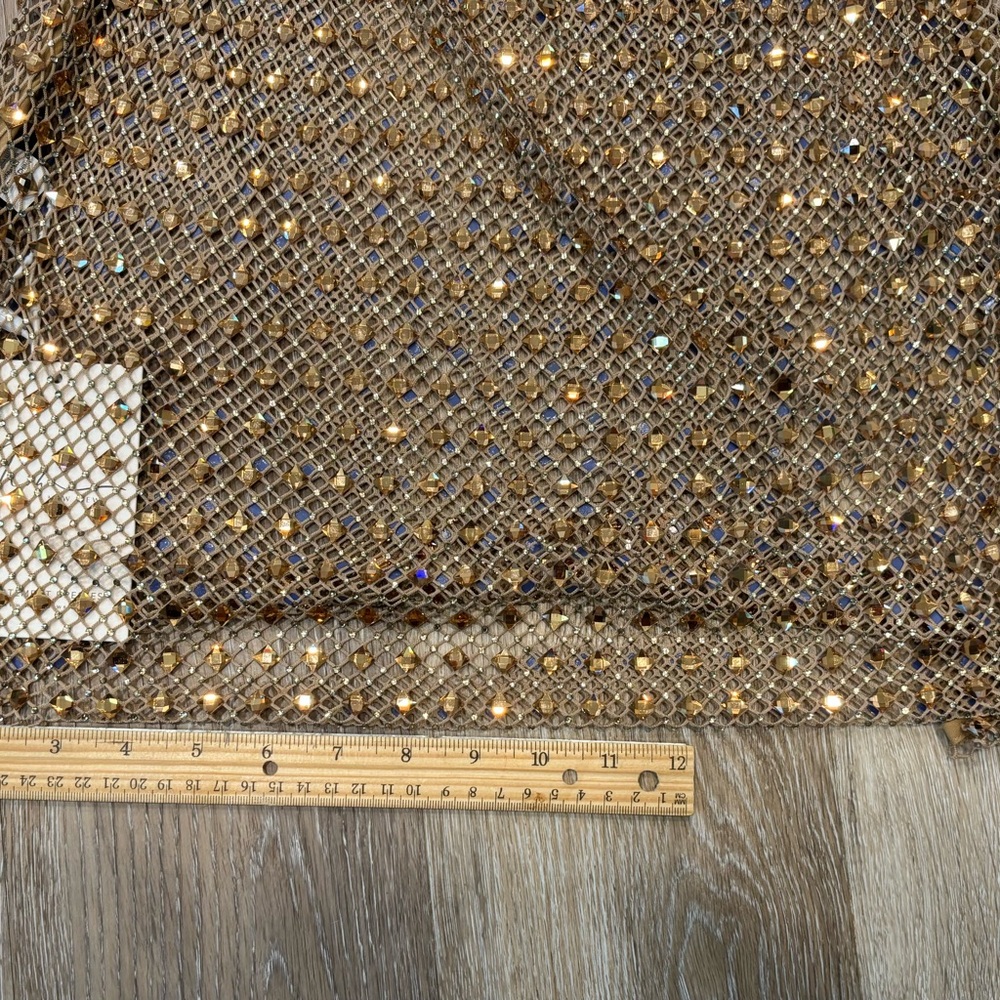 Brand New! Mew Mew Rhinestone Mesh Dress Size Medium - Picture 14 of 16